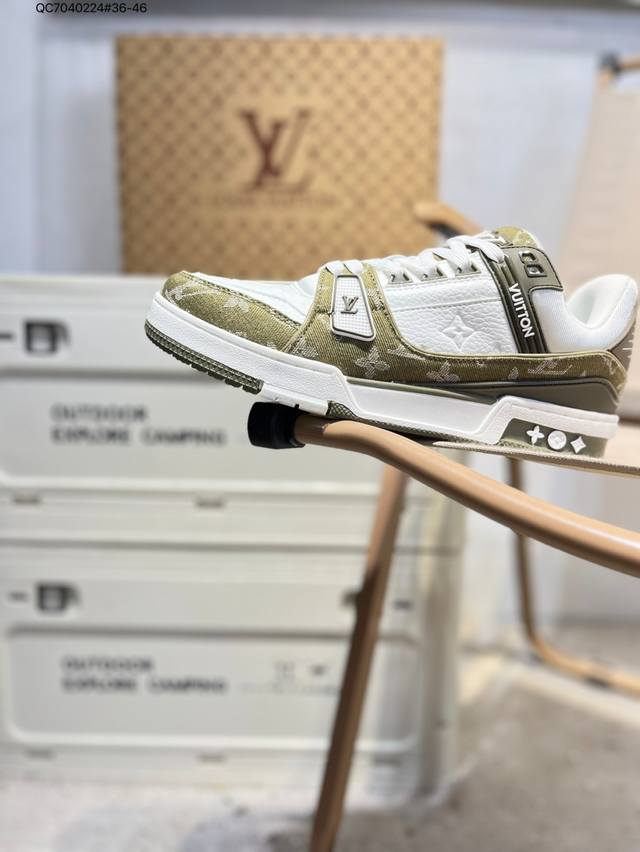 Louis Vuitton LV Louis Vuitton sneakers new LV Trainer sneakers in the latest co