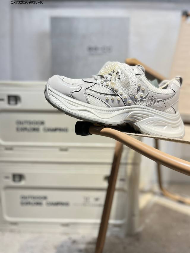 Gg-Cc Chunky Low White Deer same style Unique Star new Ggcc low-top retro thick-