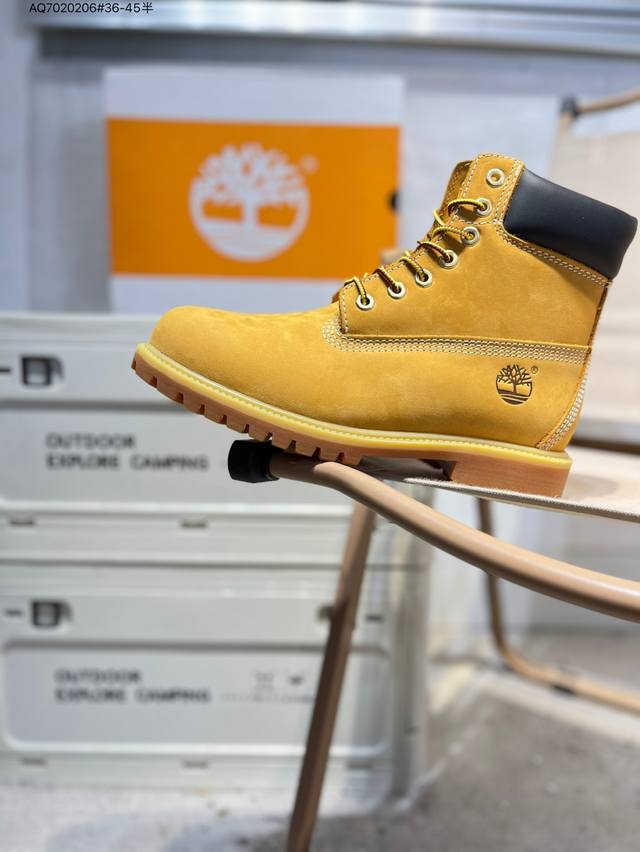 Timberland Outdoor high-top casual yellow boots series #Guangdong factory qualit