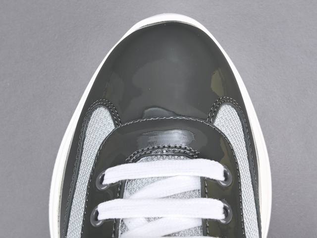 Channel Advantage Counter Edition Prada America's Cup Patent Leather Round Toe