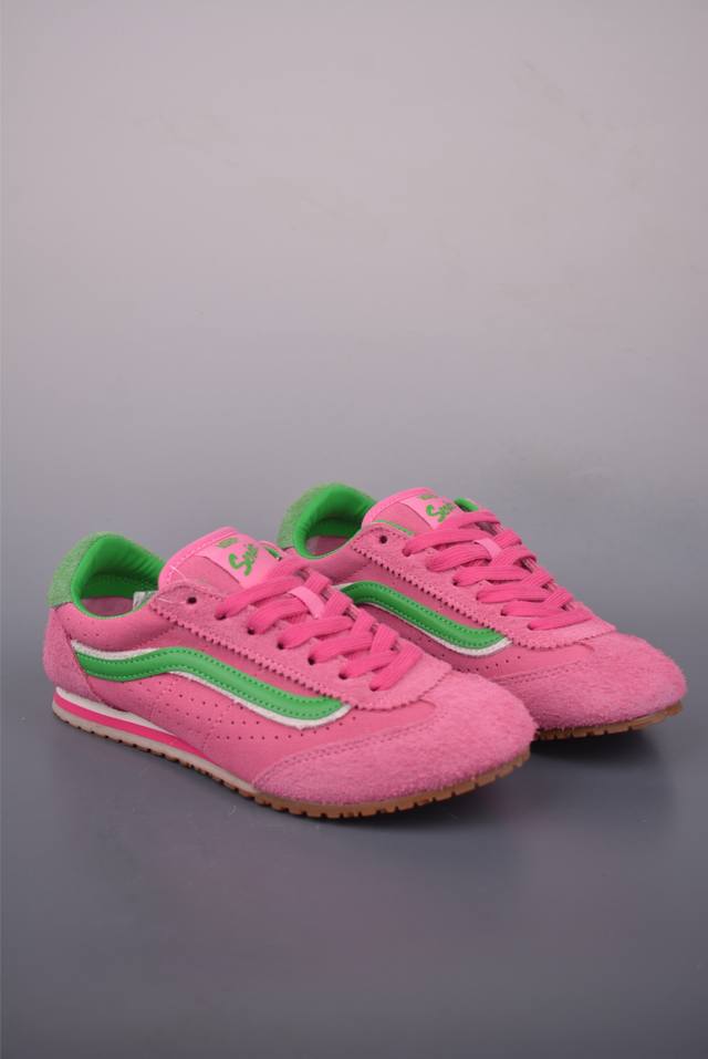 Vans Super Lowpro Pitaya Official New Retro Thin-soled German Training Shoes Ser