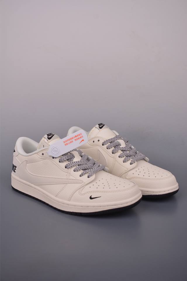 360 Fragment X Travis Scott Air Jordan 1 Low Three-Party Collaboration Reverse H