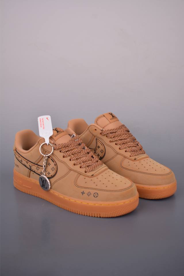 Nike Air Force 1 Low Lv co-branded Original last and original cardboard to creat