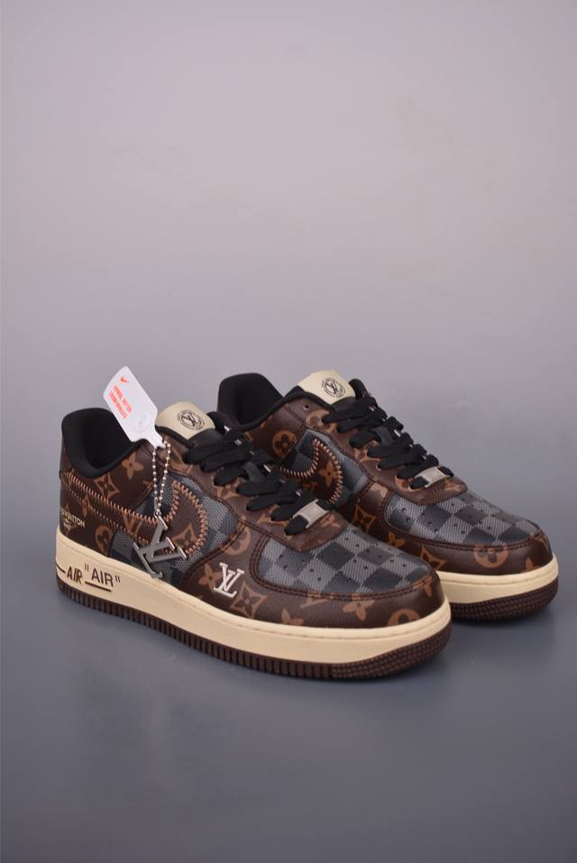 Nike Air Force 1 Low Lv co-branded Original last and original cardboard to creat