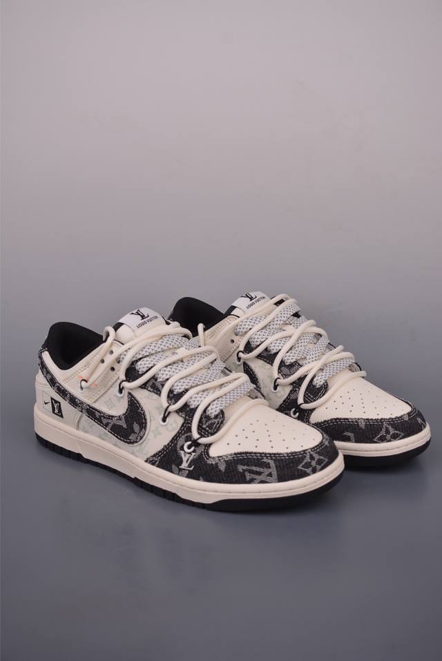Nike Sb Dunk Low Lv co-branded deconstructed straps, pure original factory produ