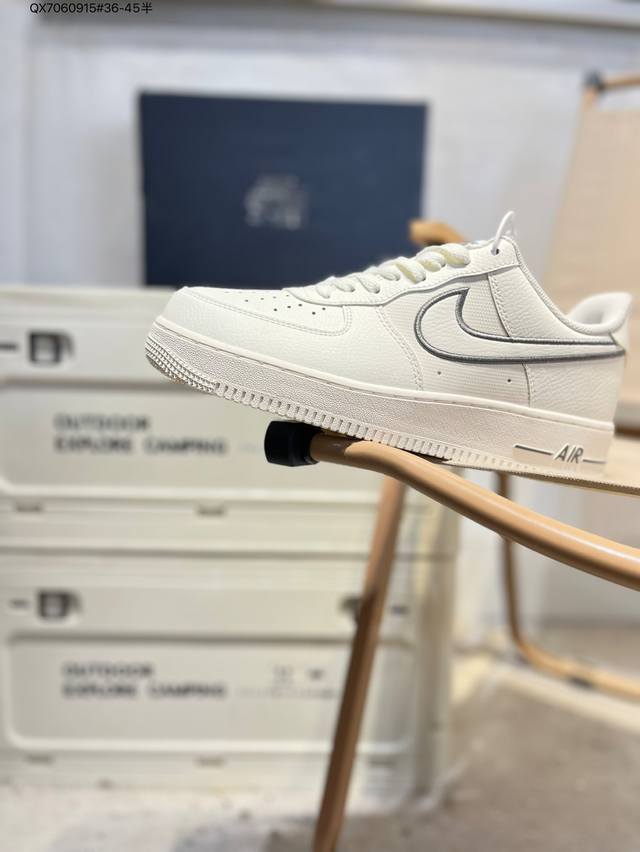 Nk Air Force 1'07 Low Air Force One low-top casual sneakers#Custom leather, orig