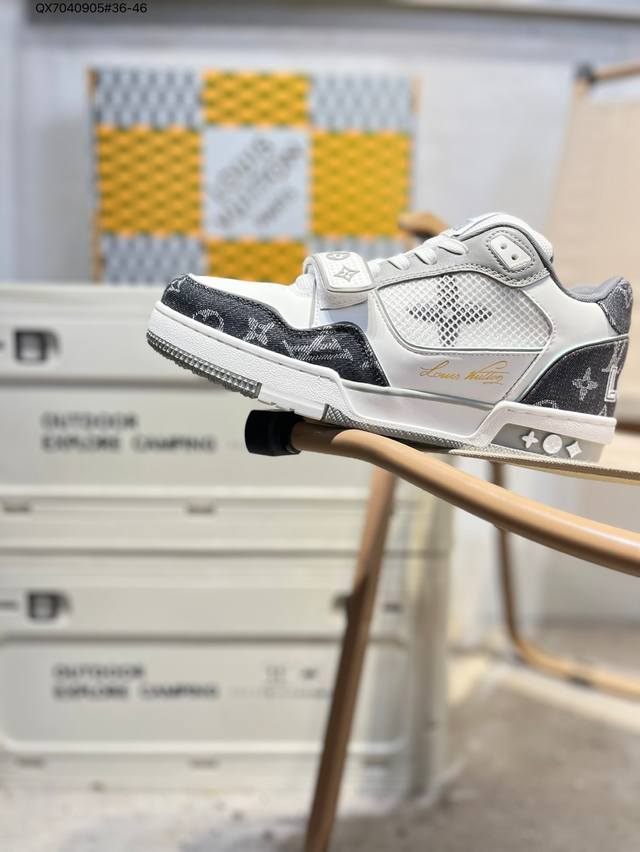 Louis Vuitton LV Louis Vuitton sneakers new LV Trainer sneakers in the latest co