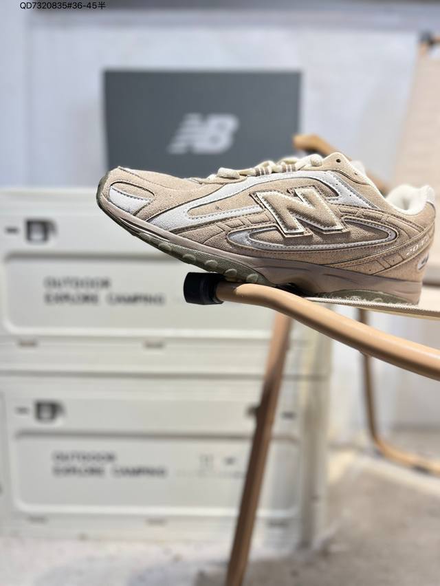 New Balance 204L Thin-Sole Shoes with Leather Laces, Miu-style, Shock-absorbing,