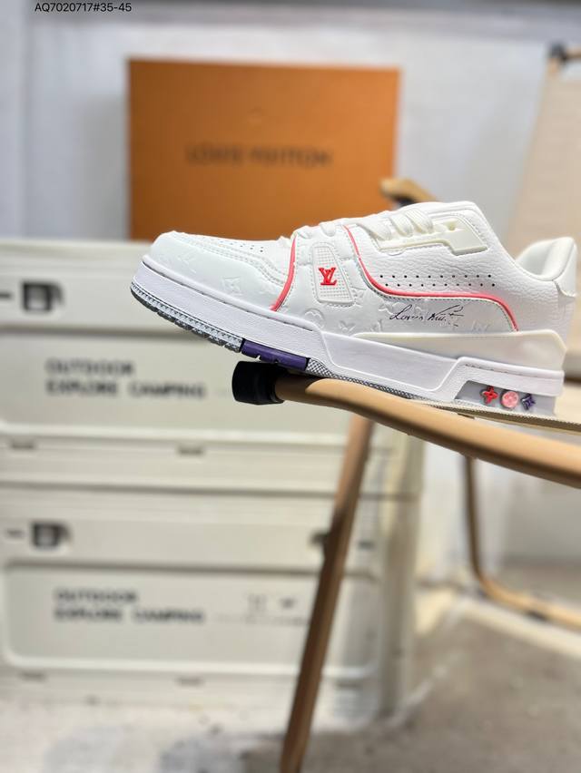 Louis Vuitton LV Louis Vuitton sneakers new LV Trainer sneakers in the latest co