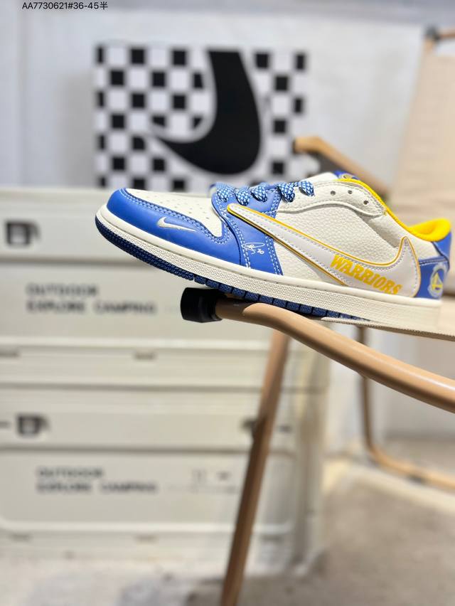 Company-grade top-grain leather Jordan Air Jordan 1 Low Aj1 low-top series bask