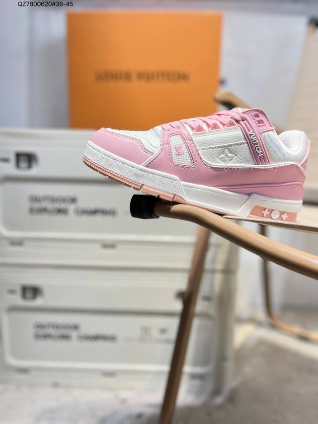 Louis Vuitton LV Louis Vuitton sneakers new LV Trainer sneakers in the latest co