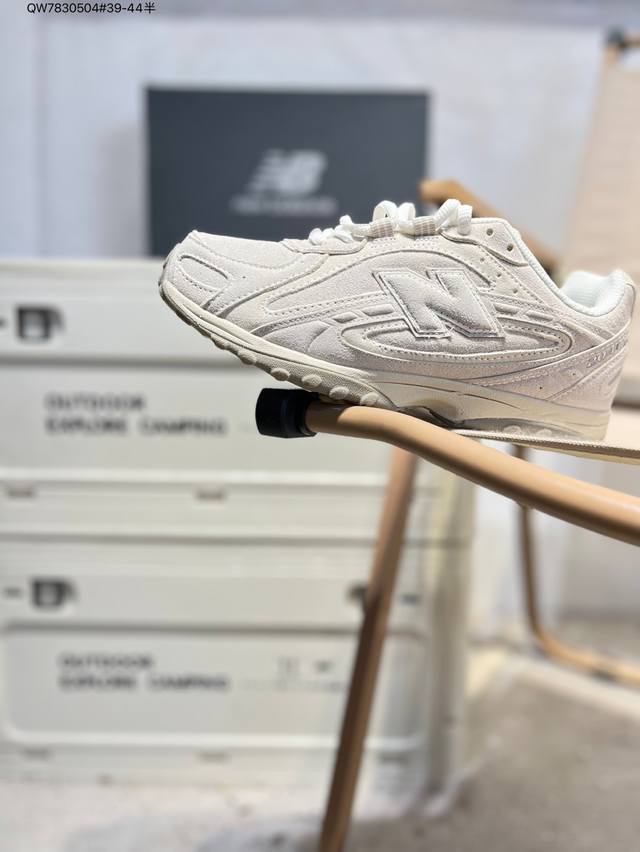 New Balance 204L Thin-Sole Shoes with Leather Laces, Miu-style, Shock-absorbing,