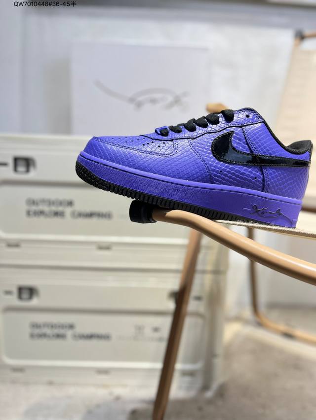 Nk Air Force 7 Low Air Force One low-top casual sneakers#Custom leather, origina