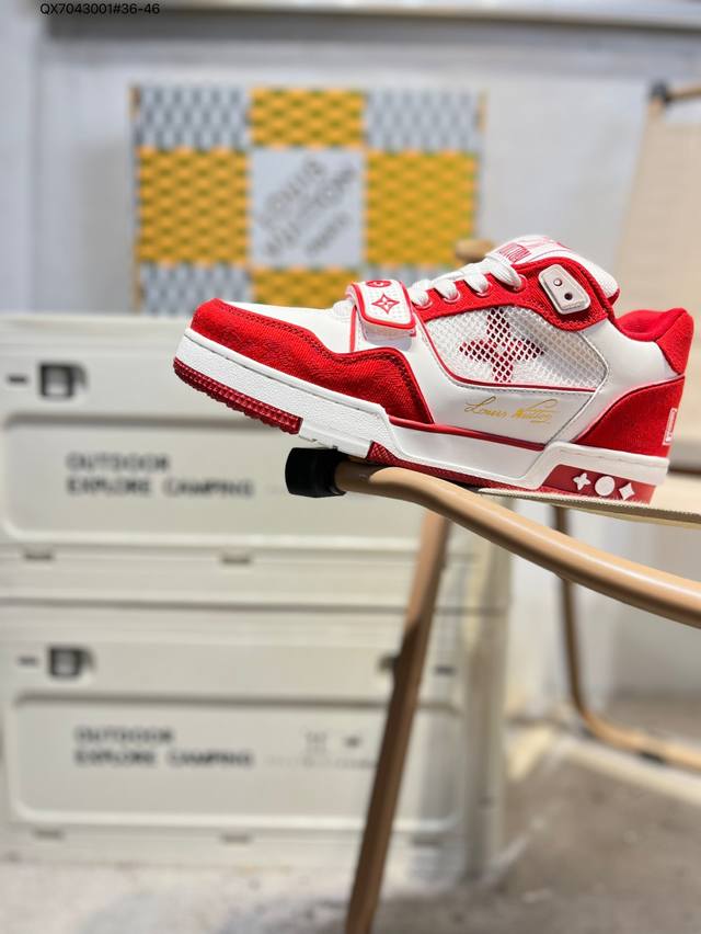 Louis Vuitton LV Louis Vuitton sneakers new LV Trainer sneakers in the latest co