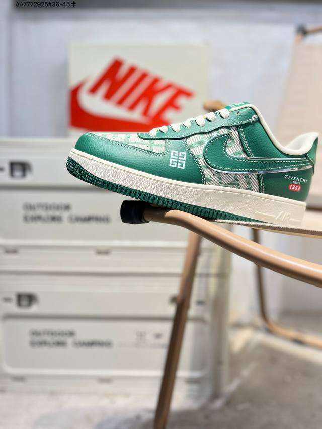 Nk Air Force 1'07 Low Air Force One low-top casual sneakers#Custom leather, orig