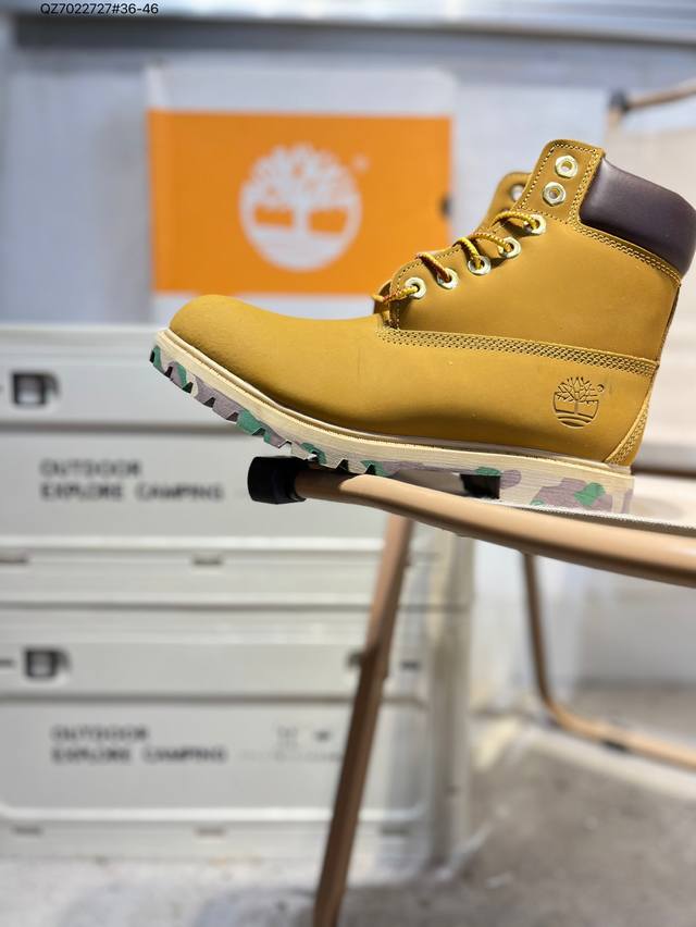 Timberland Timberland outdoor high-top casual yellow boots series winter cold pr