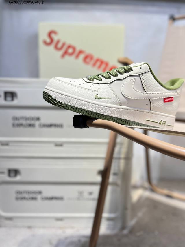 Nk Air Force 1'07 Low Air Force One low-top casual sneakers#Custom leather, orig