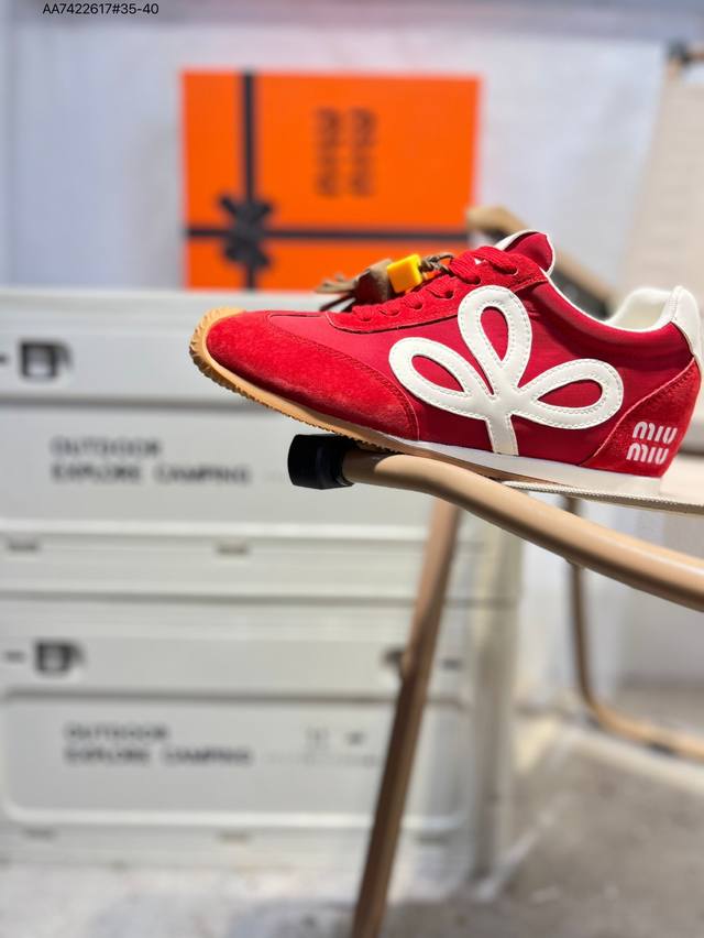 Miumiu 25Ss Tyre Collection New Biscuit Shoes, Forrest Gump Shoes, and Casual Sn