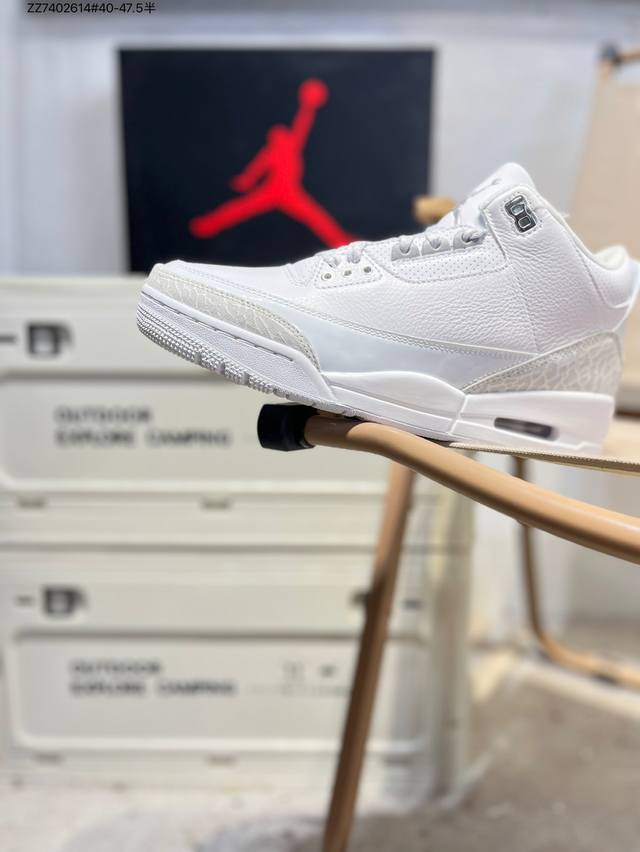 Air Jordan 3 Retro White And True Blue Aj3 exclusive export special offer, the b