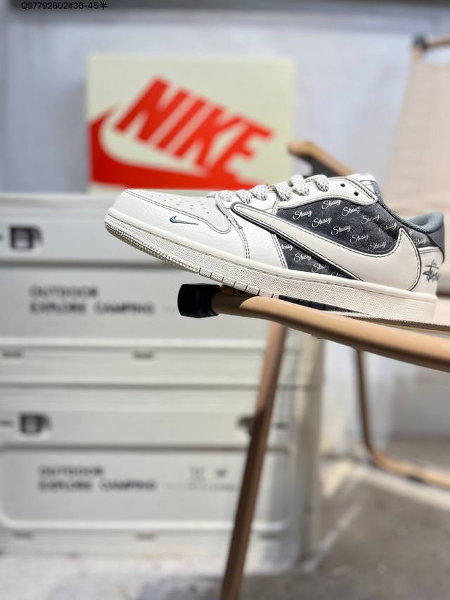 Company-grade first-layer Pistusi x Jordan Air Jordan 1 Low Aj1 low-top series