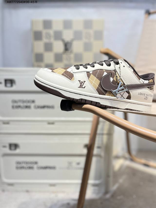 Lv X Nike Sb Dunk Low, a highly recommended new colorway from a leading manufact
