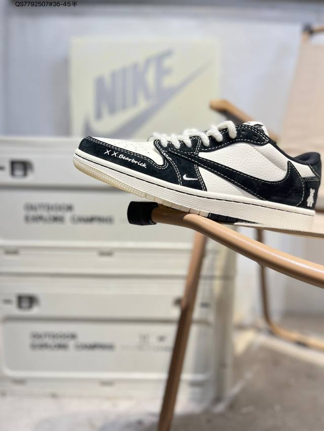 Company-grade top-grain leather Jordan Air Jordan 1 Low Aj1 low-top series baske
