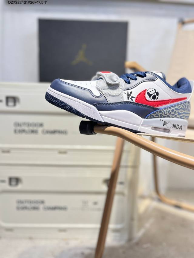 Hand-painted Air Jordan Legacy 312. Known as the "strongest three-in-one" of Jor