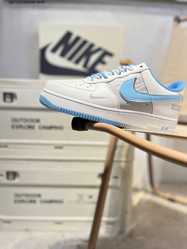 Nk Air Force 1'07 Low Air Force One low-top casual sneakers#Custom leather, orig