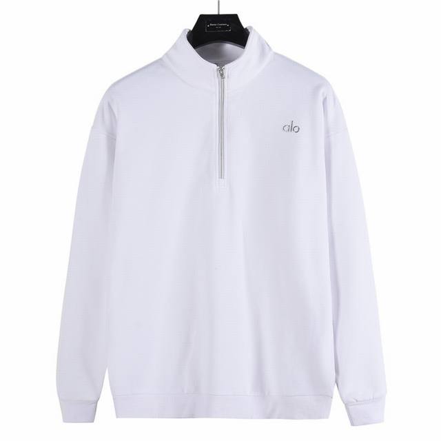 Channel advantage! Foreign trade authentic version Alo Alo half zip stand collar
