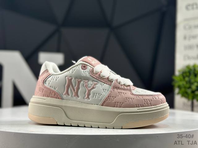 Mlb Chunky Liner Low-top Shoes Series Dad Style Lightweight Height-Increasing Th