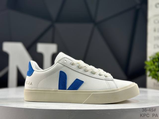 Veja Campo Chrmoefree Extra Mid Classic Lace-up Round Toe Everyday Fashion Sneak