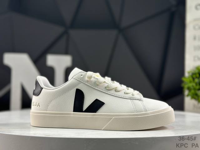 Veja Campo Chrmoefree Extra Mid Classic Lace-up Round Toe Everyday Fashion Sneak