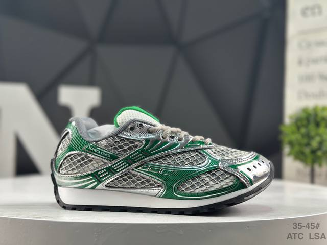 Italian luxury brand - Bottega Veneta - Orbit Lace-Up Runner Bv Bottega Veneta f