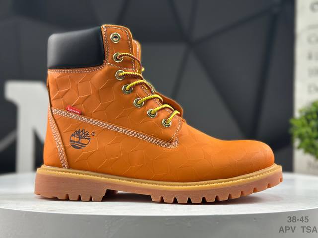 Timberland Outdoor High-Top Casual Yellow Boots Series #Guangdong Factory Qualit