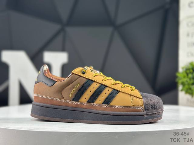 Adidas Superstar Shell Toe Classic Versatile Casual Sneakers Item No.: Jr6990 Si