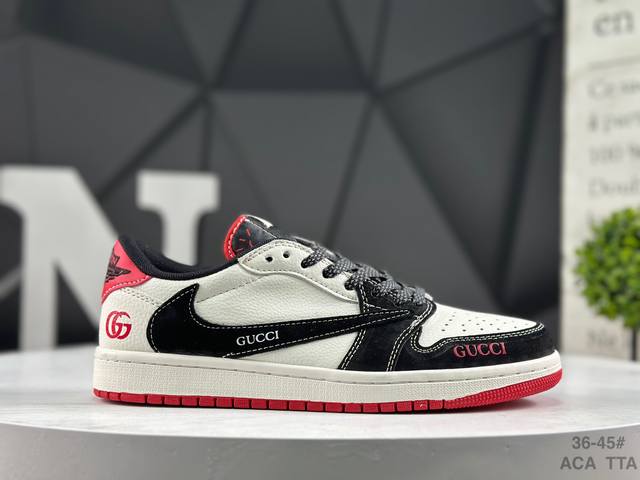 Nike AJ1 Travis Scott X Air Jordan 1 "Reverse Mocha" AJ1 Ts Lightning Collaborat