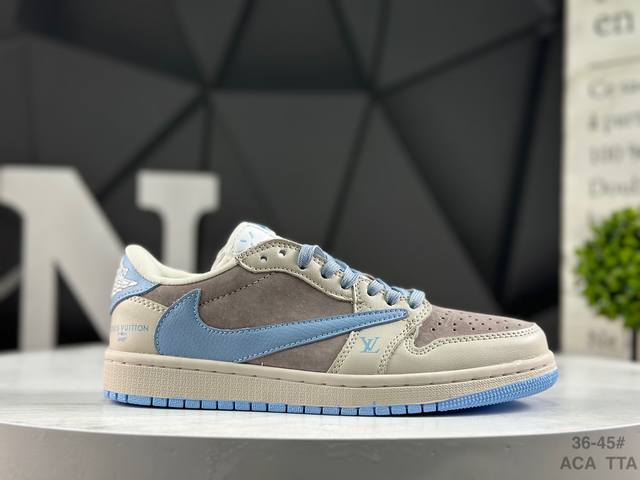 Nike AJ1 Travis Scott X Air Jordan 1 "Reverse Mocha" AJ1 Ts Lightning Collaborat