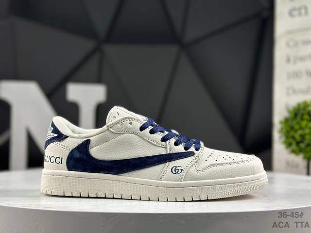 Nike AJ1 Travis Scott X Air Jordan 1 "Reverse Mocha" AJ1 Ts Lightning Collaborat