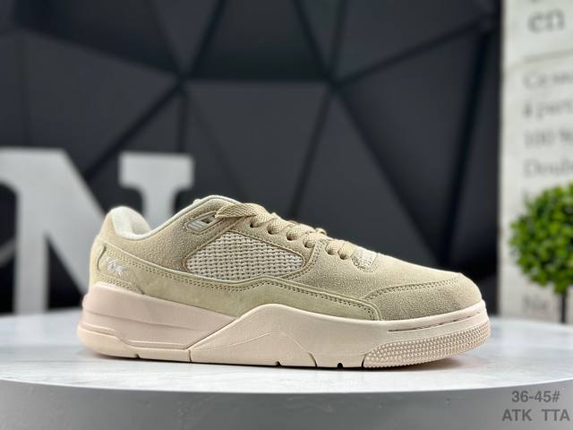 Air Jordan Flight Court Low-Top Retro Casual Basketball Shoes. The design is sim