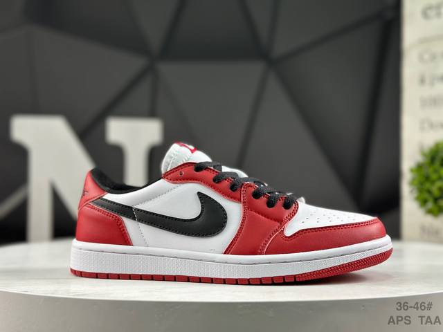 Nike Air Jordan 1 Low AJ1, a low-top retro-style casual basketball shoe. Inspire