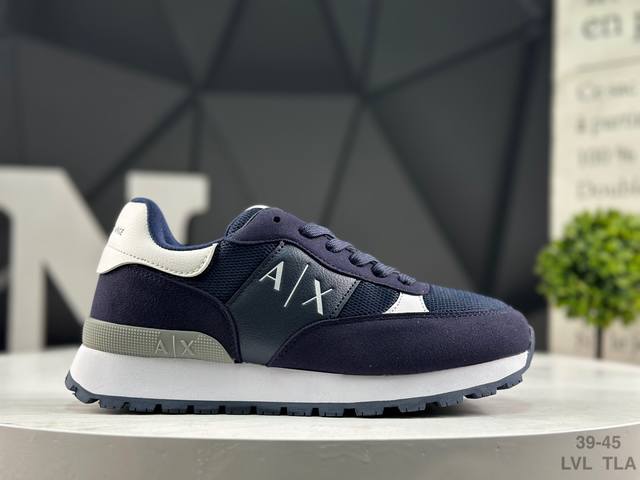 Collection Armani Exchangeae Fabric Armani Logo Print Ax Mesh Patchwork Casual S