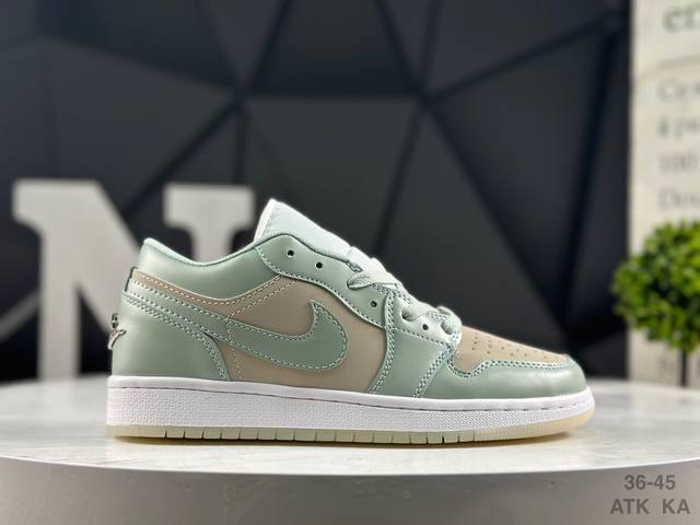 Nike Air Jordan 1 Low AJ1 basketball shoes, official colorway, original quality.