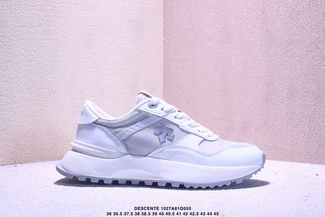 Company Grade Descente Edge Court Retro Lightweight Durable Low-Top Casual Shoes