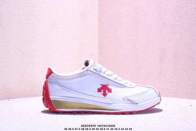 Company Grade Descente Edge Court Retro Lightweight Durable Low-Top Casual Shoes