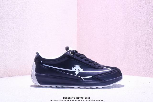 Company Grade Descente Edge Court Retro Lightweight Durable Low-Top Casual Shoes