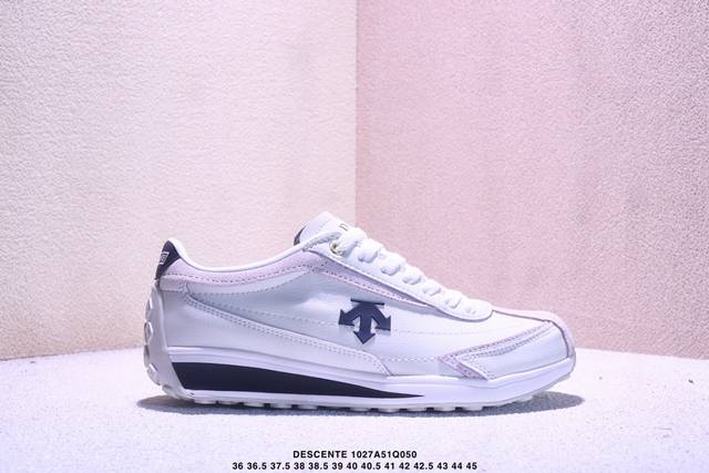 Company Grade Descente Edge Court Retro Lightweight Durable Low-Top Casual Shoes