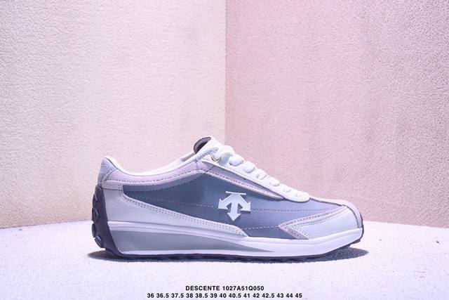 Company Grade Descente Edge Court Retro Lightweight Durable Low-Top Casual Shoes