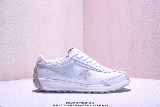 Company Grade Descente Edge Court Retro Lightweight Durable Low-Top Casual Shoes