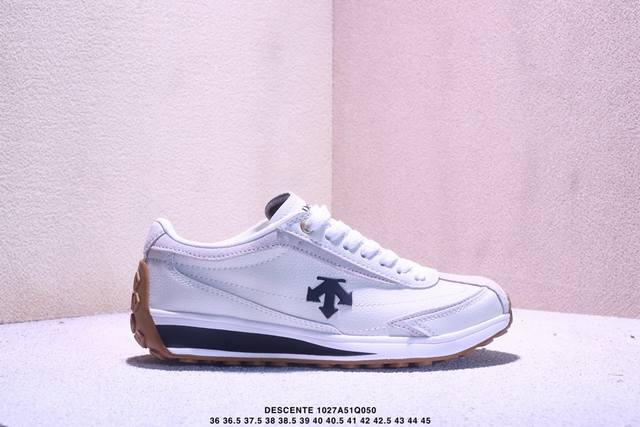 Company Grade Descente Edge Court Retro Lightweight Durable Low-Top Casual Shoes