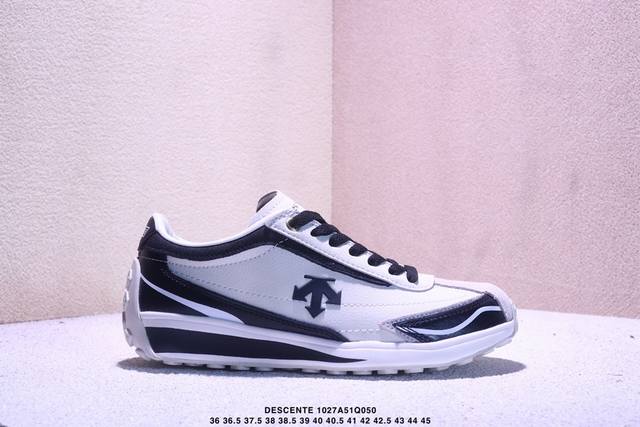 Company Grade Descente Edge Court Retro Lightweight Durable Low-Top Casual Shoes